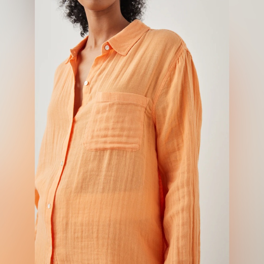 NWT Rails Ellis Gauze Button Down - Picture 2 of 6